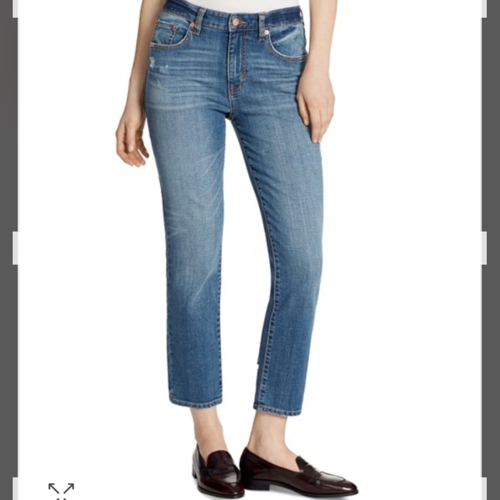 NWT Ella Moss High Rise Slim Straight Ankle Jeans